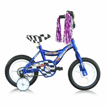 MICARGI 12 in. Boys BMX Bicycle, Blue MI332871
